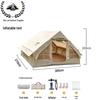 Inflatable One-Piece Tent: Windproof & Rainproof, Portable Oxford Cloth for Outdoor Camping