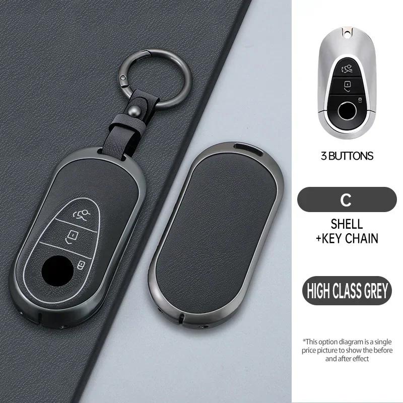 

For Mercedes Benz C S Class W223 W206 S260L S350L S400L S450L S500L For Maybach S480 S580 Car Key Case Cover