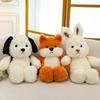 Dog Fox Rabbit Plush Toy Doll Pillow Pp Cotton Stuffed Child Gifts Birthday