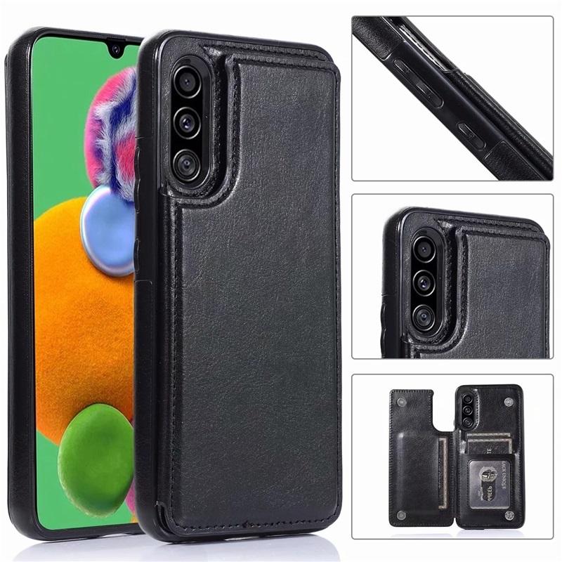 Custodia a Portafoglio in Pelle per Samsung S21 S20 FE Ultra S10 S9 S8 Plus S7Edge Copertura a Flip Posteriore per Galaxy A10S A20S A21 Slot per Carte Coque