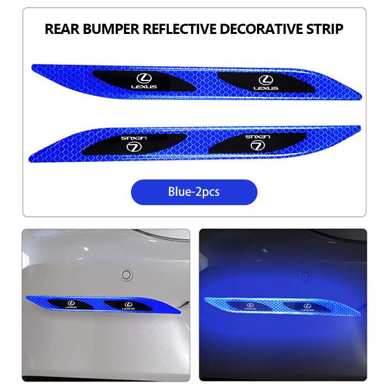 Car Styling Trunk Bumper Warning Safety Sticker Reflective Strip For Lexus RX350 IS250 CT200h ES250 ES300h NX300h IS200 GS300