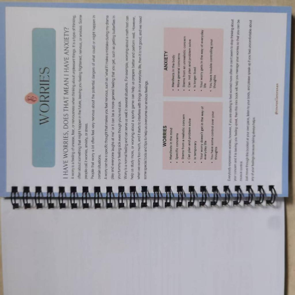 Notebook, Mentální deník, který vám pomůže zvládat úzkost