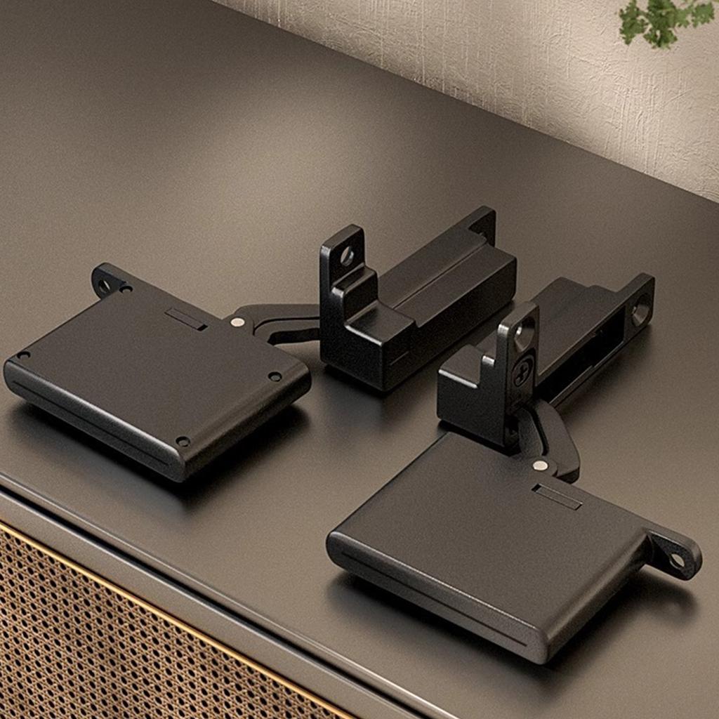 2Pcs Hydraulic Damping Buffering Hinge Aluminum Frame Glass Door Hinge Cabinet Door Buffer Door Hinge Easy To Install