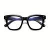 1 Piece of Y2K Style Blue Light Shielding Glasses - Casual Computer Frames for Women and Men Game and TV Viewing Game