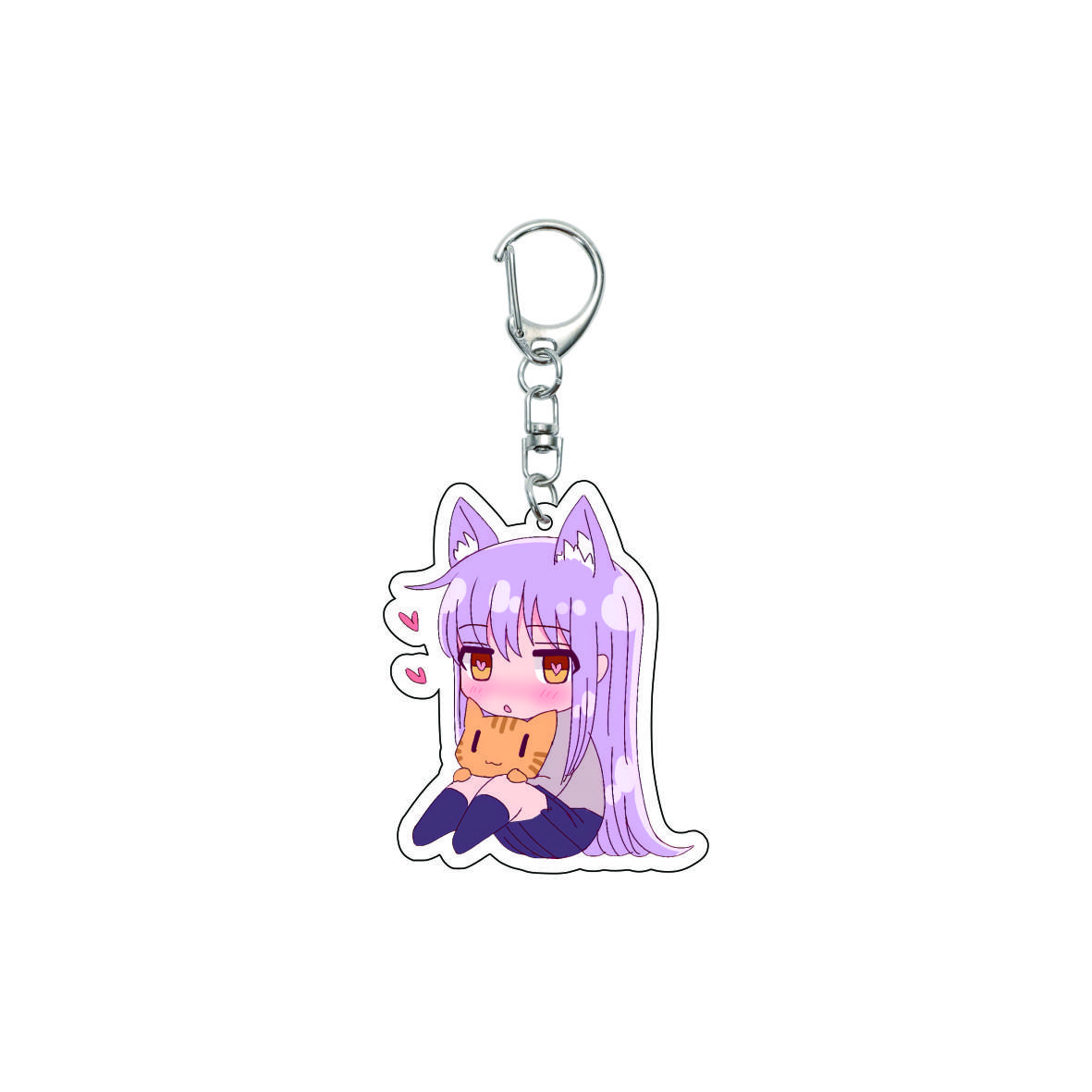 55MM Anime banG Dream Keychain Toyama Kasumi/Saya Yamabuki/Hanazono Tae  Key Chain Acrylic Model Plate Christmas Gifts 55MM