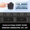 20pcs 10pcs Rocker Switch Black On Off 2 Pin Mini Round Toggle Switch 3A 250V 6A 125V 15MM Circle Switches for RV Car Truck Boat