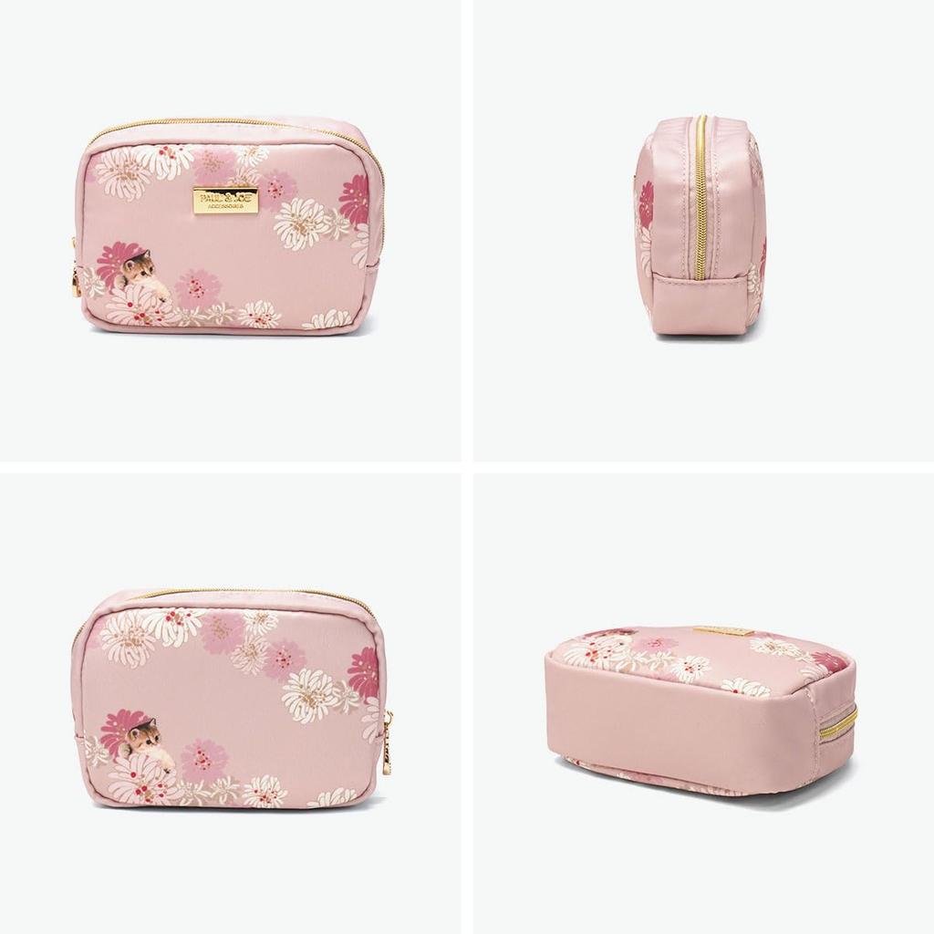 Paul Joe Square Pouch Chrysantheme Nounette Mint & & PJA-P1352