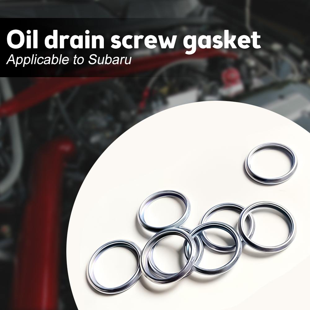 10pcs Set Washer 16mm Oil Drain Plug Crush Gasket OEM for Subaru Crosstrek Forester Impreza WRX Legacy XV 803916010