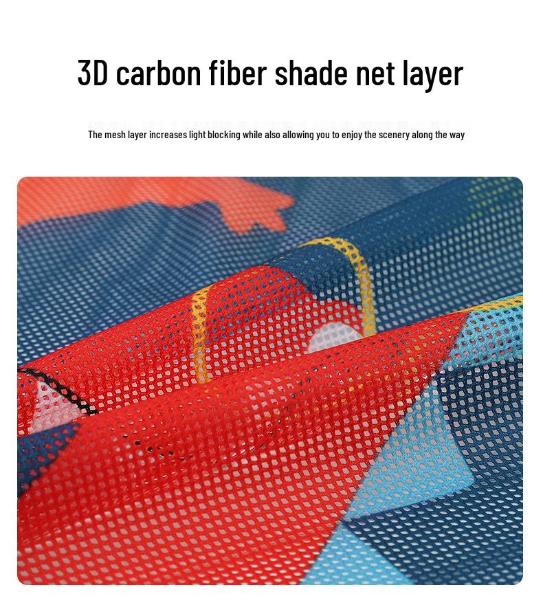 Magnetic Double Layer Dinosaur Sunshade: Child's Car Window Curtain for Sun Protection and Privacy
