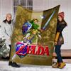 1pc Game Zelda Theme Blanket - Digital Print, Polyester, Cozy for All Seasons, Perfect for Outdoor, and Travel