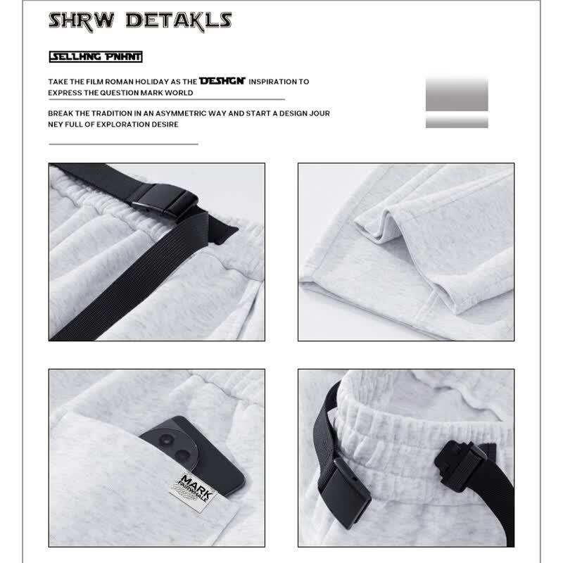 Mark Fairwhale Men's Loose Straight-Leg Casual Pants