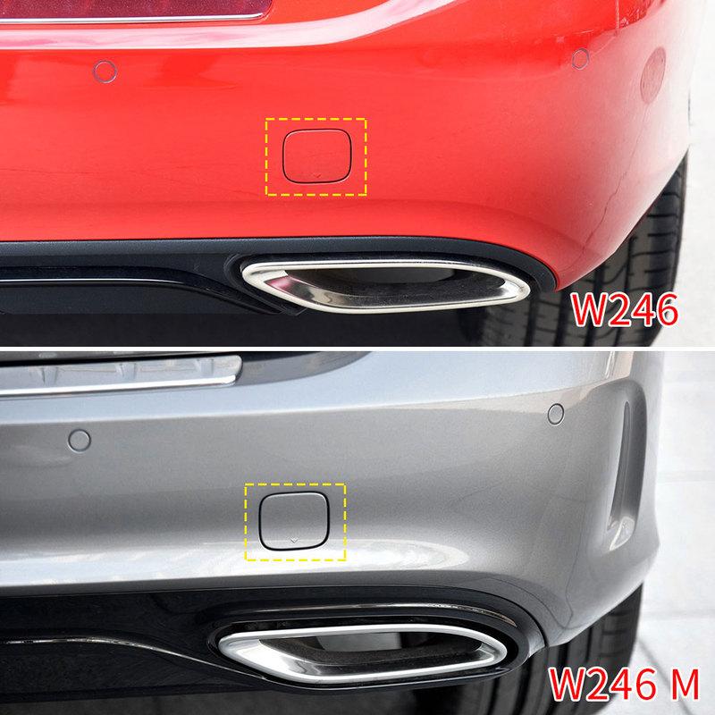 Car Rear Bumper Tow Hook Cover Cap Replacement Accessory Black White For Mercedes Benz B Class W246 B180 B200 B220 2014-