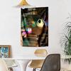 Masha Bear Wall Decor Tapestry Art For Pet Memorial Birthdaywedding Party Backdrop Family Gift