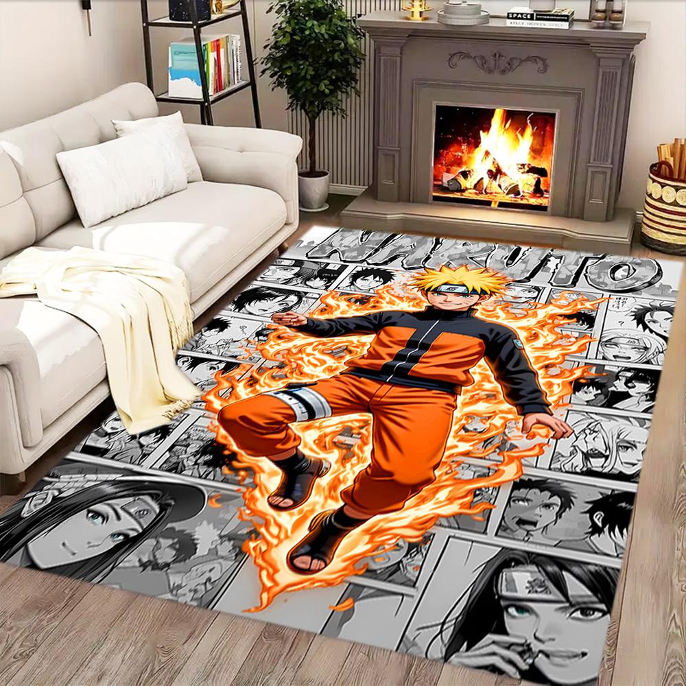 Naruto's Fire Mode for Living Room, Bedroom Rug, Study Room, Hallway Decoration, Perfect for Home Decoration or Holiday Gifts