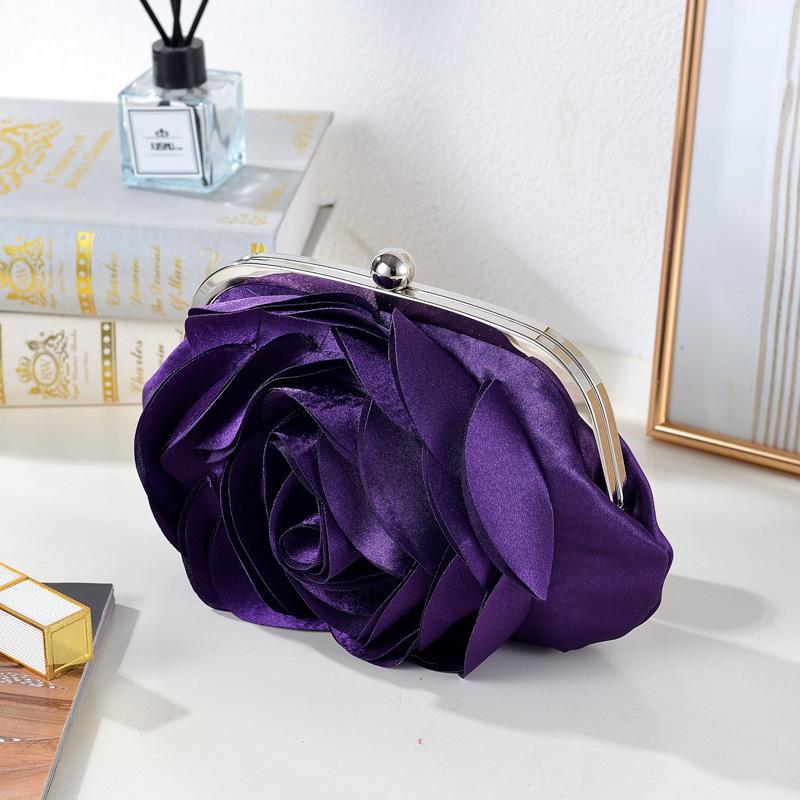 New temperament elegant flower banquet bag bridal bag dress bag clutch bag fashion bag cheongsam hanfu bag