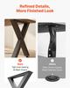 Table Legs, 750 X 760 Mm (HxW) W Steel Furniture Legs, Modular Design, Easy Assembly, 1000 Kg Max Load Heavy Duty, for Home Office Desk, Coffee Dinner