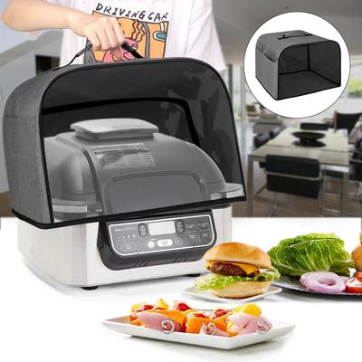 Para Ninja Foodi Grill Cobertura contra Poeira de Cozinha Tecido Oxford Capuz para Fritadeira a Ar Capa para Torradeira Doméstica Panificação de Pão com Bolsos de Armazenamento