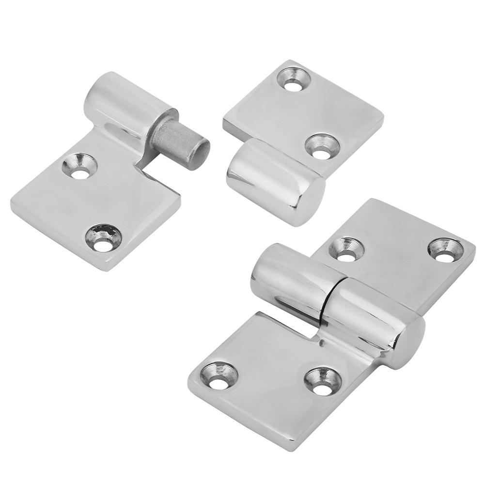 2 buc. Accesorii pentru punte pentru bărci cu balamale din oțel inoxidabil 90*38mm