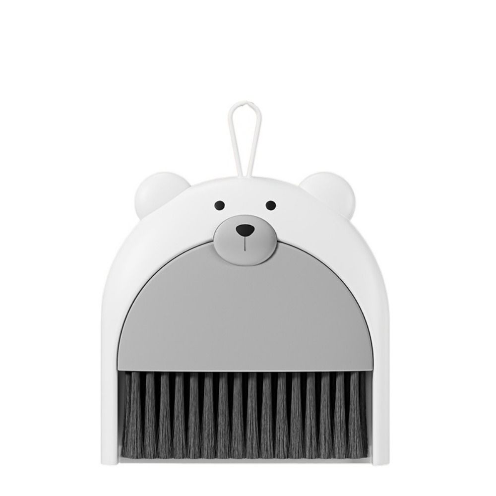 Cartoon Mini Dustpan with Broom Hangable Dust Pans with Brush Set Portable Cleaning Tool  Keyboard