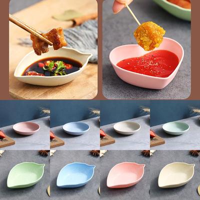 Wheat Straw Seasoning Dish Kitchen Utensils Mustard Wheatgrass Bowl Tableware Bowl Kitchen