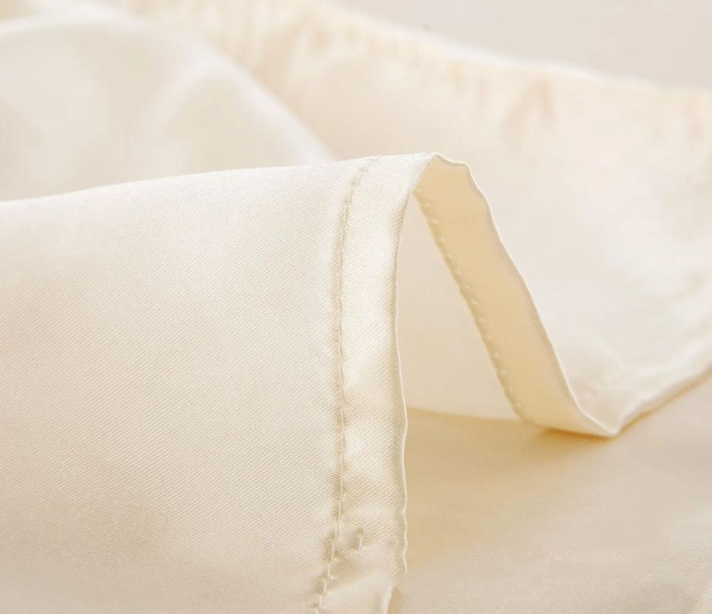 1PCS Queen Satin Silk Pillowcase Pillow Case Cover Home Bedding Smoothy Pillow Rectangle Bedding Pillow