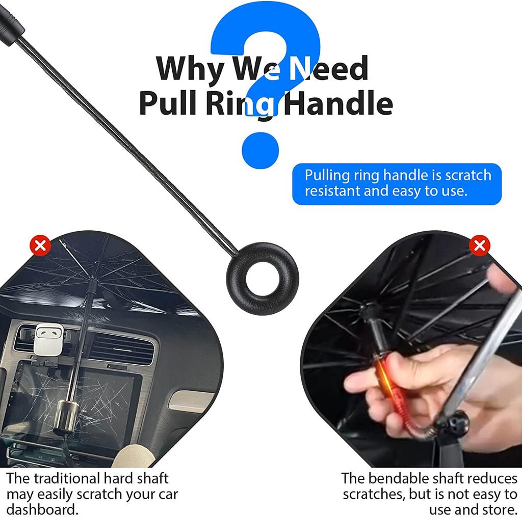 Car Parasol Inside The Front Windshield Sunscreen Sunshade Artifact Car Sunscreen Insulation Sunshade Portable Storage