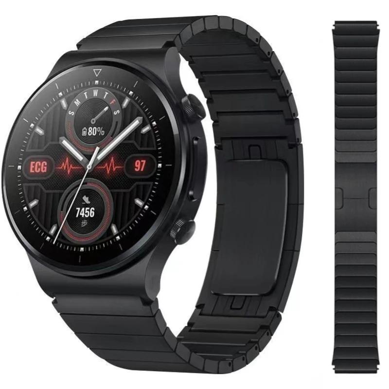 22mm Kovový řemínek pro Huawei Watch 4/3/GT5-4-3-2 Pro 2e 46mm Nerezový náramek Amazfit GTR4 Řemínek pro Samsung Gear S3