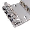 4 String Electric Bass Guitar Bridge Hard Tail Fixed Bass Guitar Bridge Roller Saddles Bridge for Bass Guitar Part