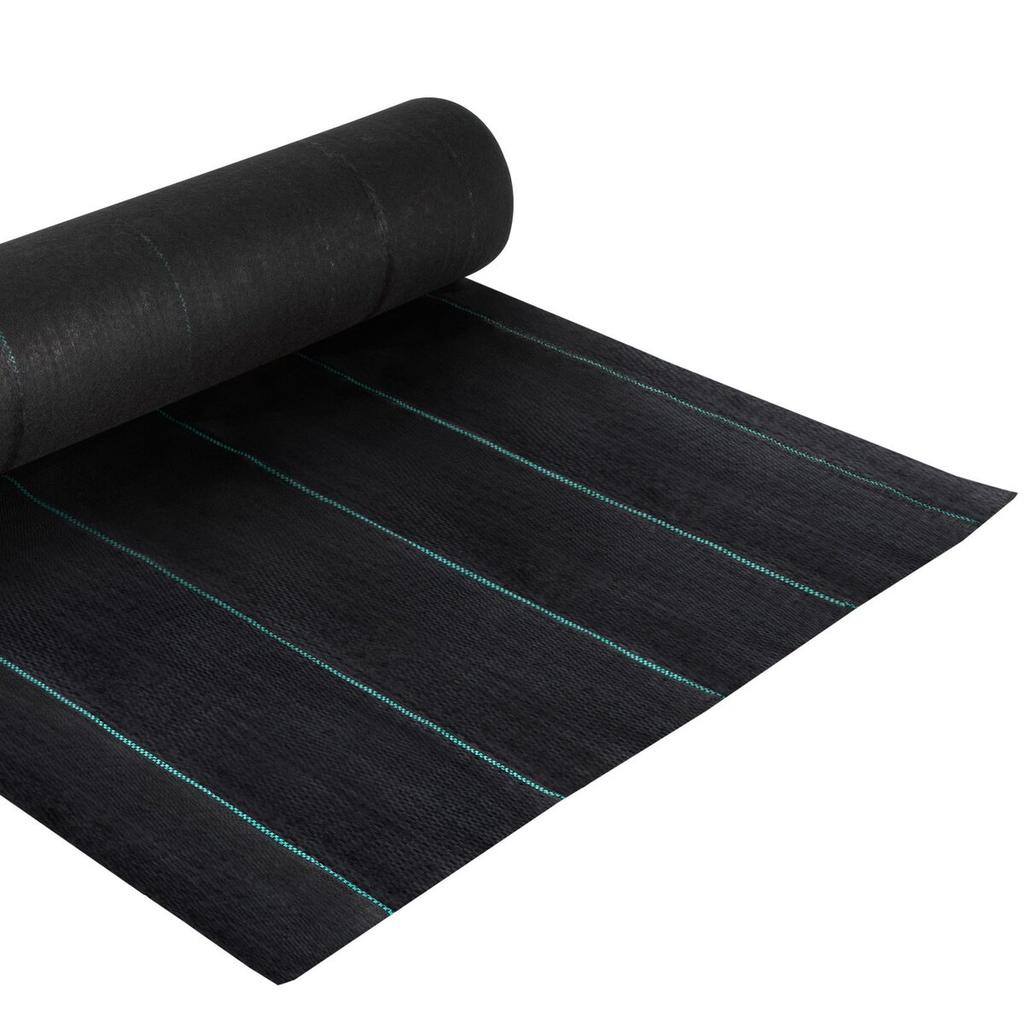 Garden Weed Barrier Fabric, 5.8 OZ Heavy Duty Landscape Fabric, 4ft x 100ft Weed Block Control for Garden Ground Cover, Woven Geotextile Fabric for