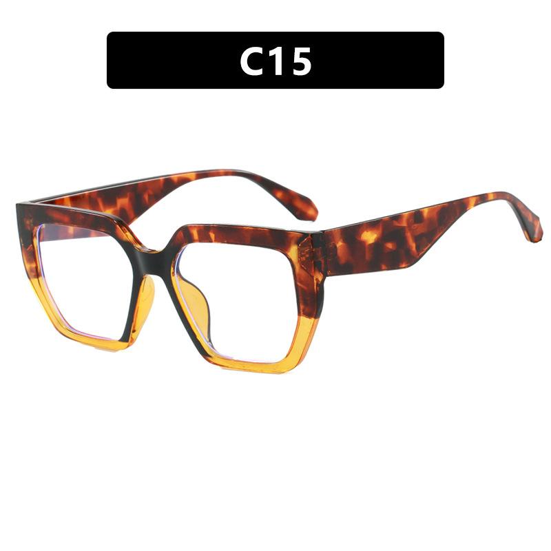 JYL Polygon Big Frame Sunglasses UV400 Unisex Classic Vintage Stylish / 13182