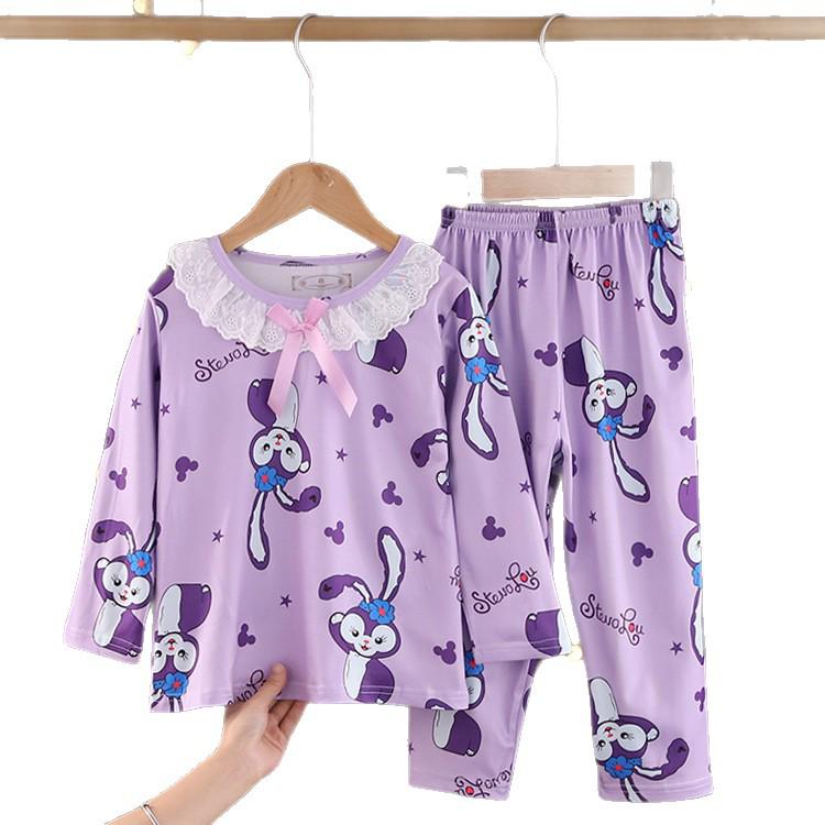 Girls' My Melody Princess Pajama Set - Long Sleeve, Cartoon Design for Spring and Autumn