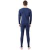 Sillictor Warm Innerwear Pure Cotton Heattech Long Sleeve Shirt with Front Opening and Long Perfect for and 8012YL XL Set, Tights, Fall, Winter,