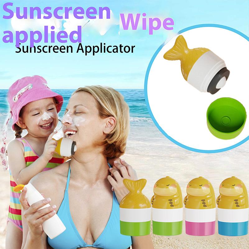Solskyddsapplicator Återanvändbar Solskyddslotionapplicator Bärbar Applicator För Barn Vuxna Resor