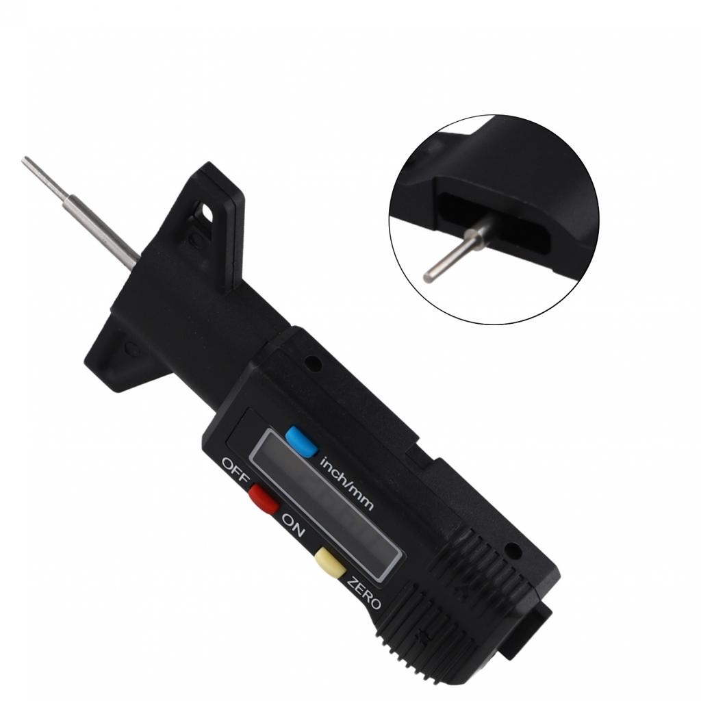 Fine Workmanship LCD Tire Tread Depth Measuring Gauge High Universality Fitment