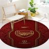 Arsenal F Round Area Rug,Carpet Rug for Living Room Bedroom Sofa Playroom Decor,Non-slip Floor Mat