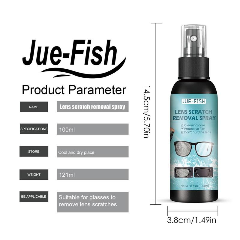 Eyeglass Lens Scratch Removal Spray Anti Fog Eye Glasses Cleaning Tools Removal Dirt Oil Spray Cleaner Supplies