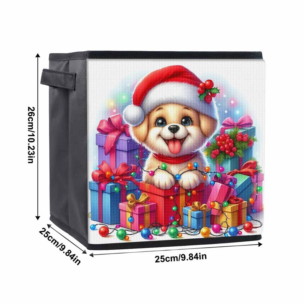 Geschenk Welpe 5D Diamant Malerei Aufbewahrungskorb Voll Runde Bohrmaschine Mosaik Diamant Stickerei Kreuzstich Sets Heimdekor Heimdekor