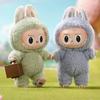 Mini carino Labubu The Monsters Dolls Cardiac Macarone Kawai Guess Bag Figure Model Bag Portachiavi Decor Replica per regalo di Natale