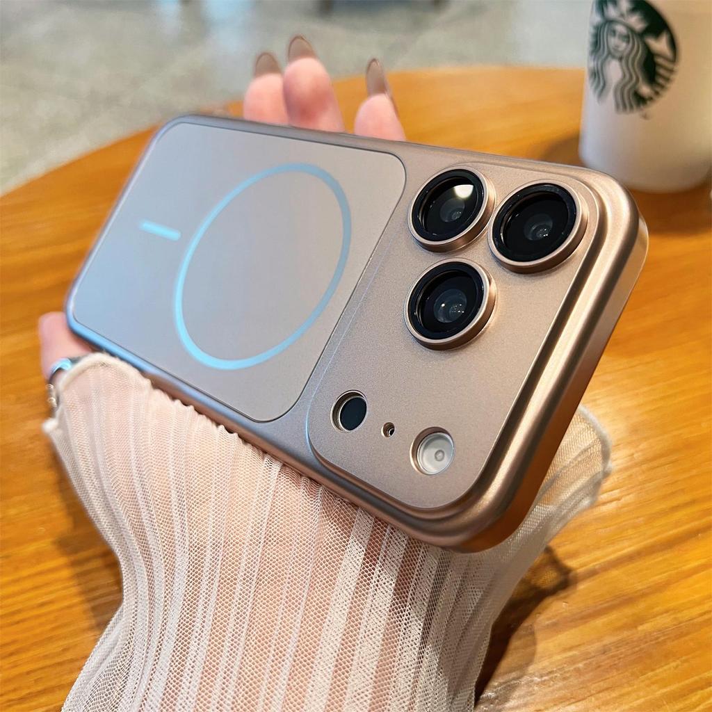 iPhone 17 Pro Max Electroplated Magnetic Case with AI Integrated Button, Fits Apple 16 Protective Model