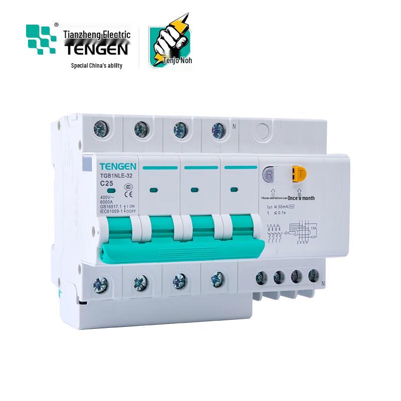 TENGEN TGB1NLE Miniature Residual Current Circuit Breaker