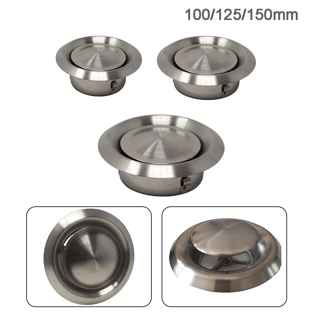 Air Outlet Stainless Steel Vent Air Conditioners Circular Fresh Air Outlet HVAC Parts & Accessories Ventilation Port