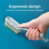Household Long-handled Shoe Brush, Wall-hanging Plastic Shoe Cleaning Brush, Multi-functional Cleaning Brush, Non-cutting Soft-hair Shoe Cleaner