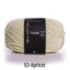 4-Ply Yimian Medium-Fine Milk Cotton Baby Yarn for Hand-Knitted DIY Projects