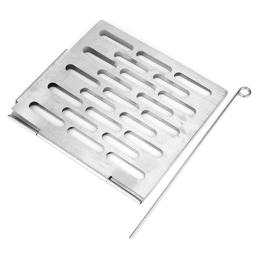Outdoor Portable Stainless Steel Foldable Barbecue BBQ Board Plate for Camping Picnic