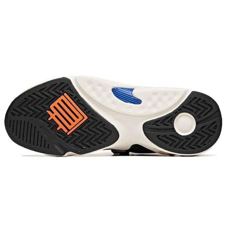Anta Dominator Shock Absorption Non-Slip Wear-Resistant Low-Top Dad Shoes Men Sneakers Black Blue Orange 112028085-2