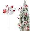 Christmas Spade - Christmas Branch Made of Sweet Decorations with a Bell 24 Cm