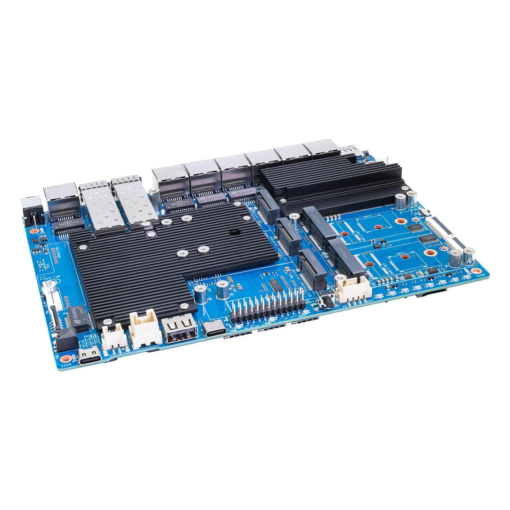 Banana Pi BPI-R4 PRO MediaTek MT7988A (Filogic 880) Quad-core Arm Corex-A7 8GB DDR4 8GB eMMC Wifi7 Router Board Home Automation