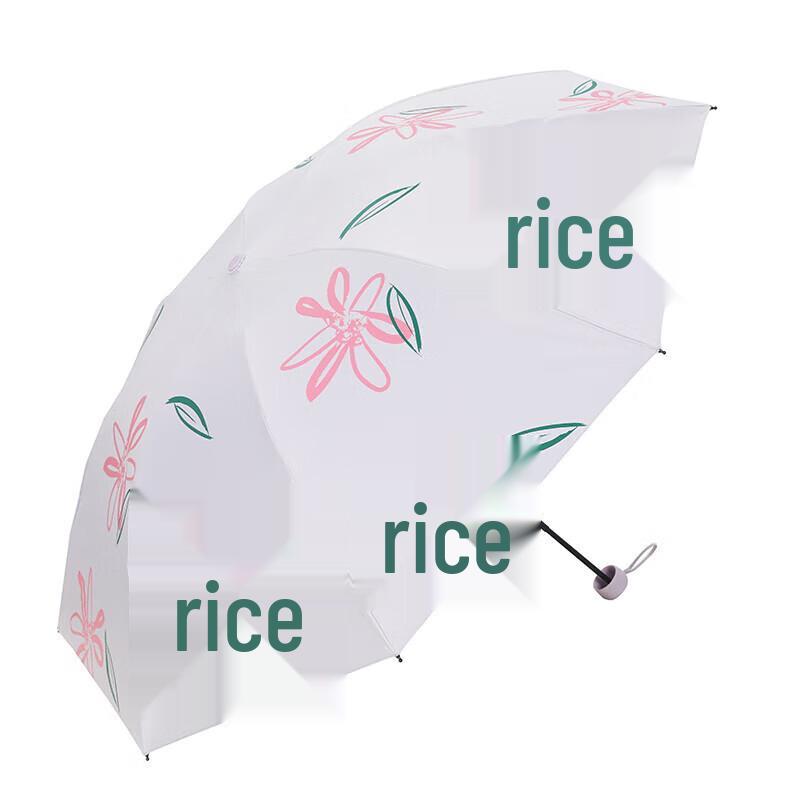 Paradise Compact Tri-Fold UV Protection Umbrella