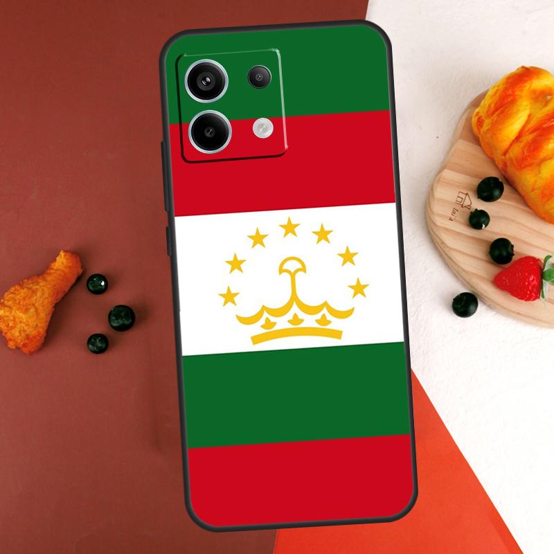 Tajikistan Flag Case For Xiaomi Redmi Note 14 13 Pro 9 10 11 12 Pro 10S 11S 12S Redmi 14C 13C 10C 12C Coque