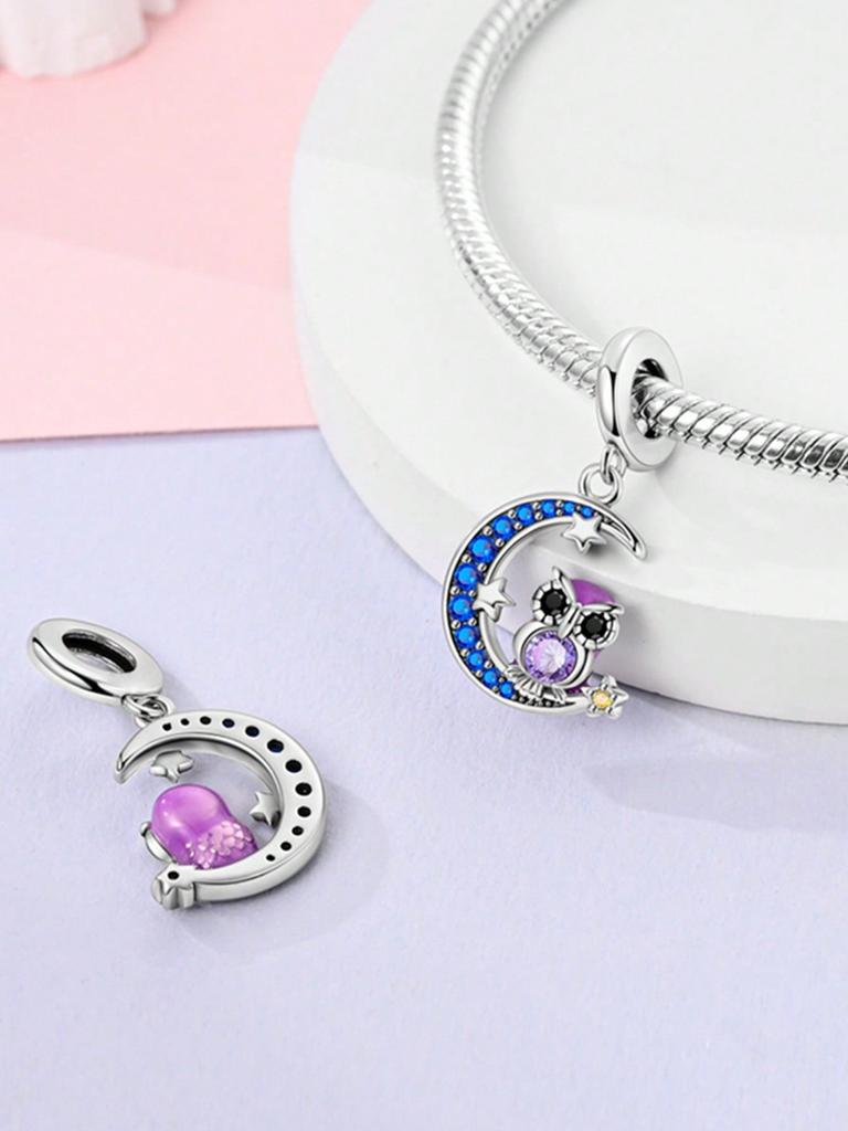 Owl Puppymoon Stars Beads Charm Copper Plated Fit Charms Copperoriginal Bracelet For Jewelry Making Diy Charm